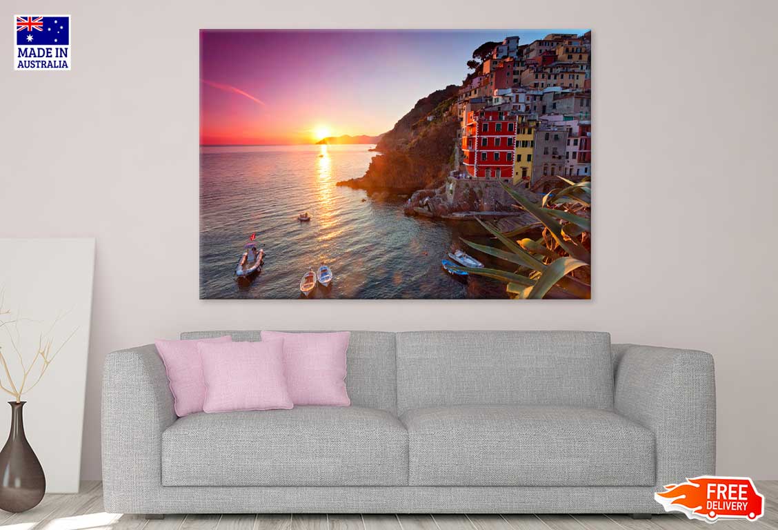 Riomaggiore Village Cinque Terre Photograph Print 100% Australian Made