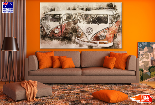 Classis Volkswagen Vans Print 100% Australian Made