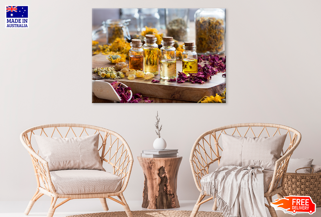 Oil & Natural Flower Photograph Print 100% Australian Made