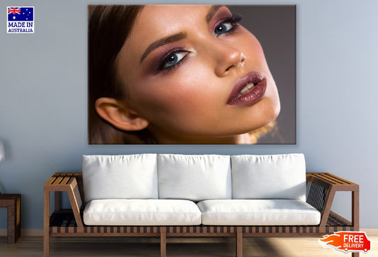 Makeup Girl Face Closeup Photograph Print 100% Australian Made