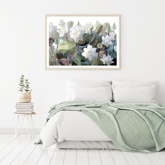 Colorful Flowers Digital Painting Home Decor Premium Quality Poster Print Choose Your Sizes