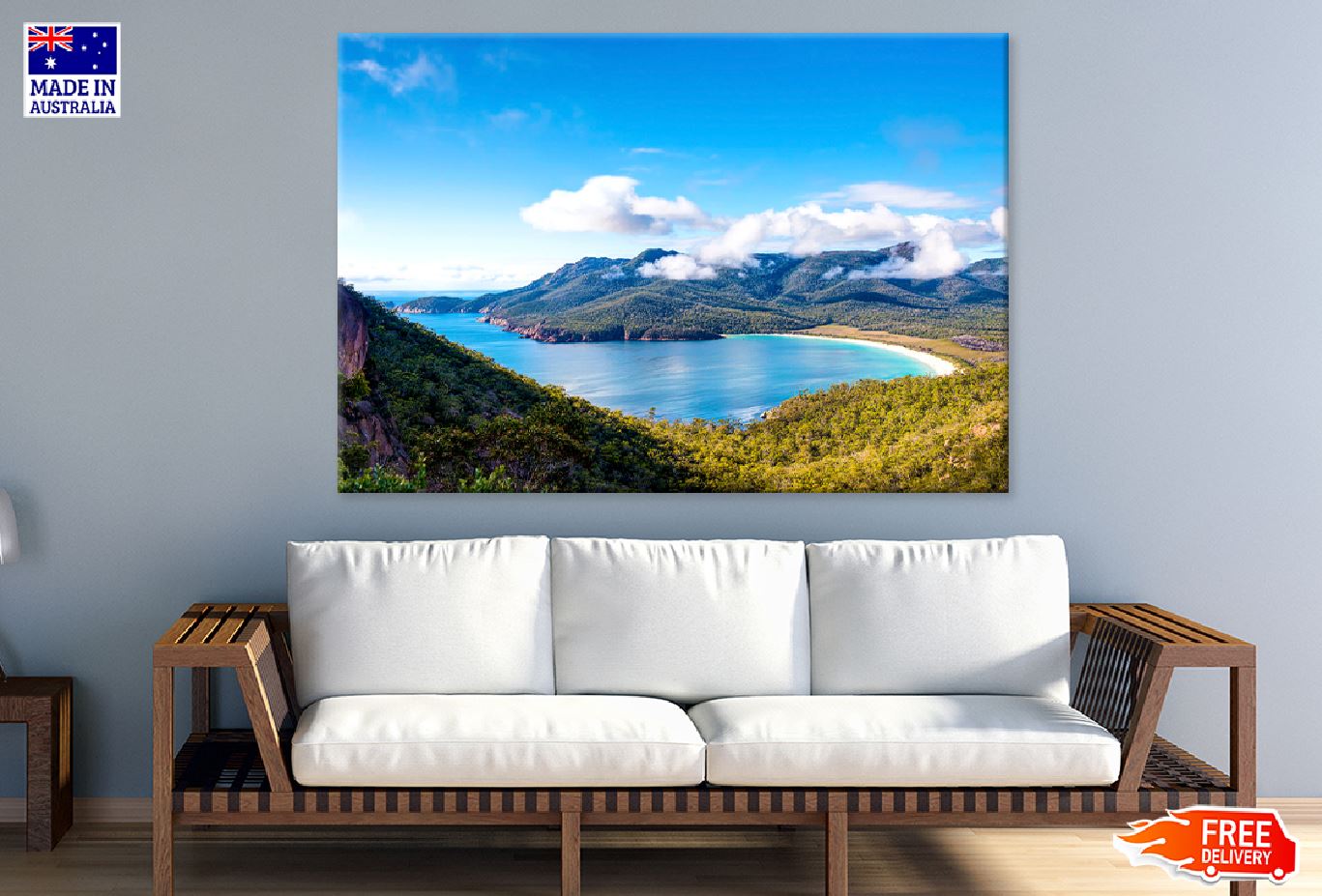 Wineglass Bay Beach Photograph Print 100% Australian Made