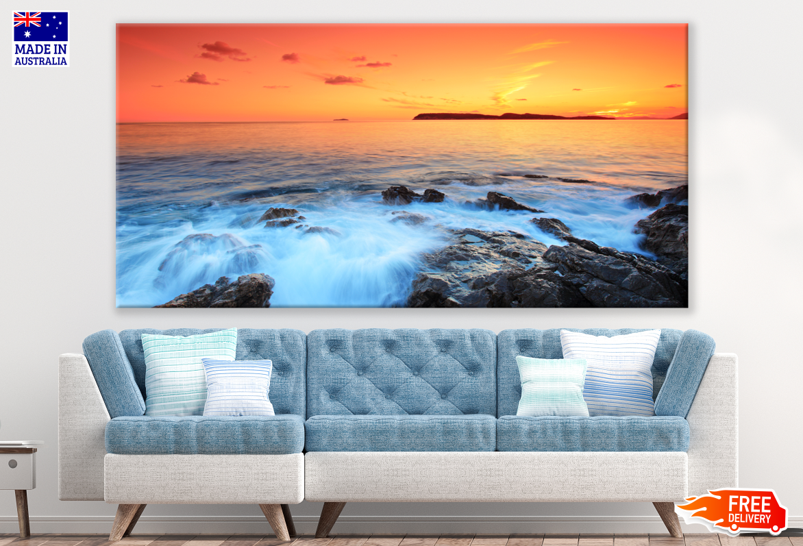 Stunning Sunset View Beach Print 100% Australian Made