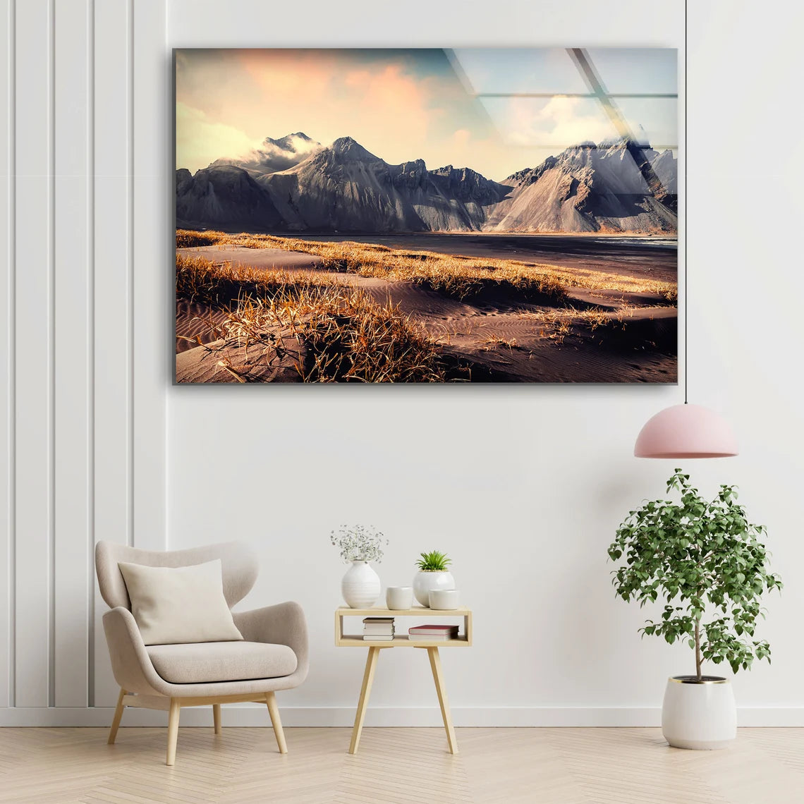 Mountain Scenery Photograph Acrylic Glass Print Tempered Glass Wall Art 100% Made in Australia Ready to Hang