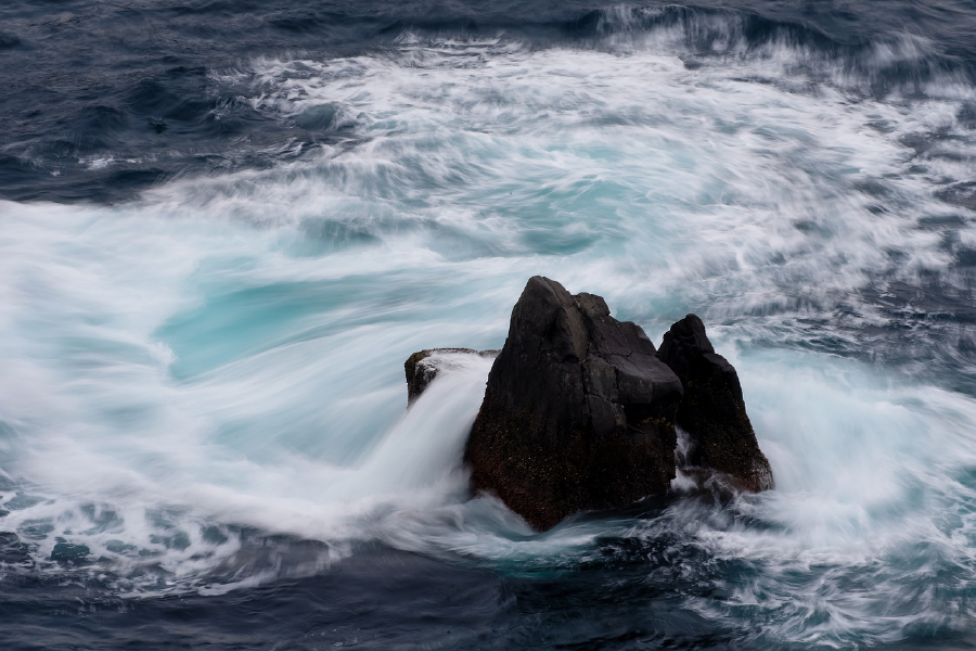 Rock On Sea Aerial View Photograph Print 100% Australian Made