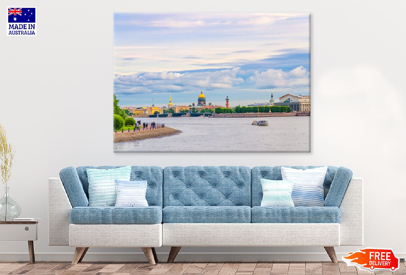 Saint Petersburg & Neva River Photograph Print 100% Australian Made