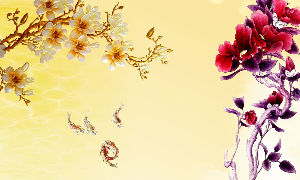 Colorful Flower Design Print 100% Australian Made