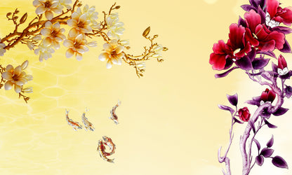 Colorful Flower Design Print 100% Australian Made