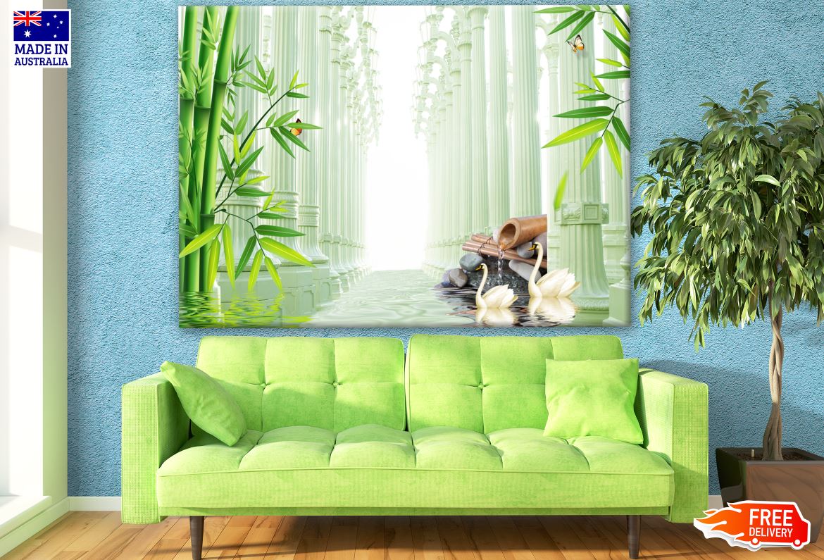 Bamboo Trees Wall Art Print 100% Australian Made