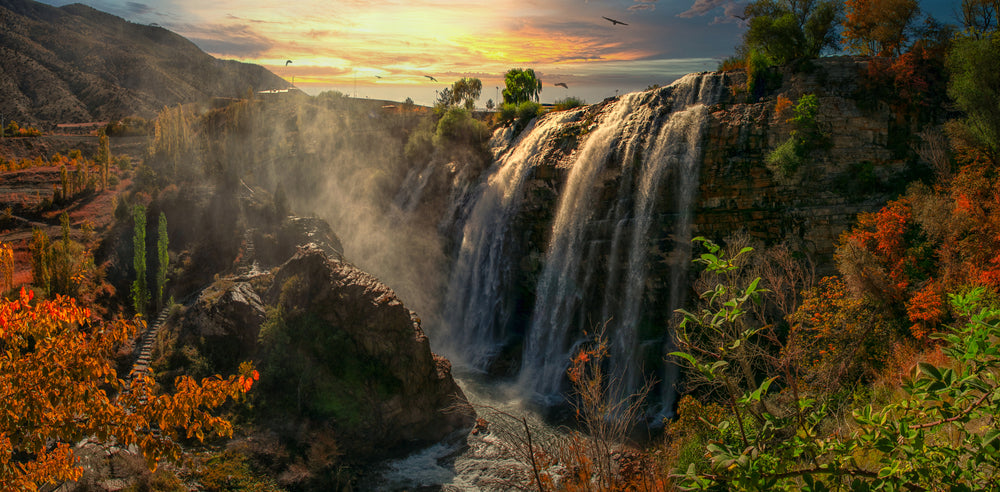 Stunning Waterfall in Forest Photograph Print 100% Australian Made
