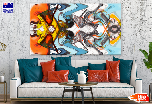 Colourful Abstract Design Print 100% Australian Made