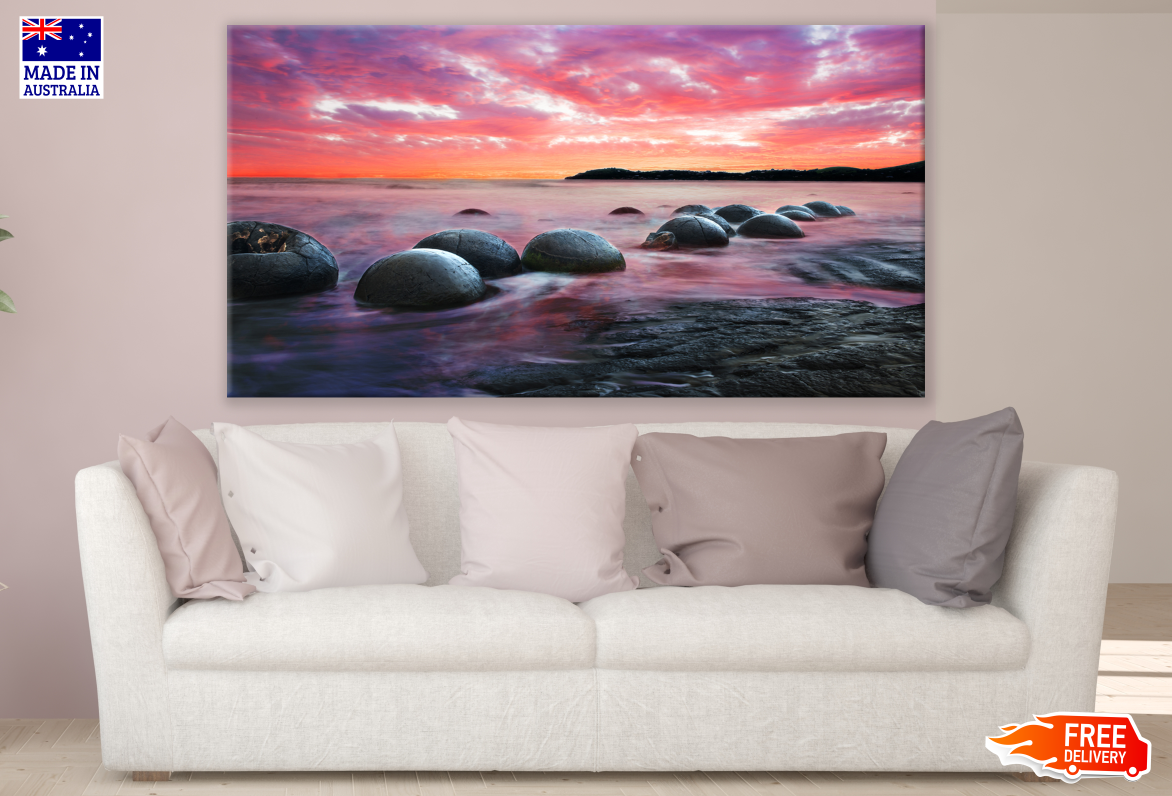 Sunset at Beach Stunning View Print 100% Australian Made