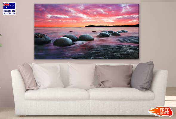 Sunset at Beach Stunning View Print 100% Australian Made