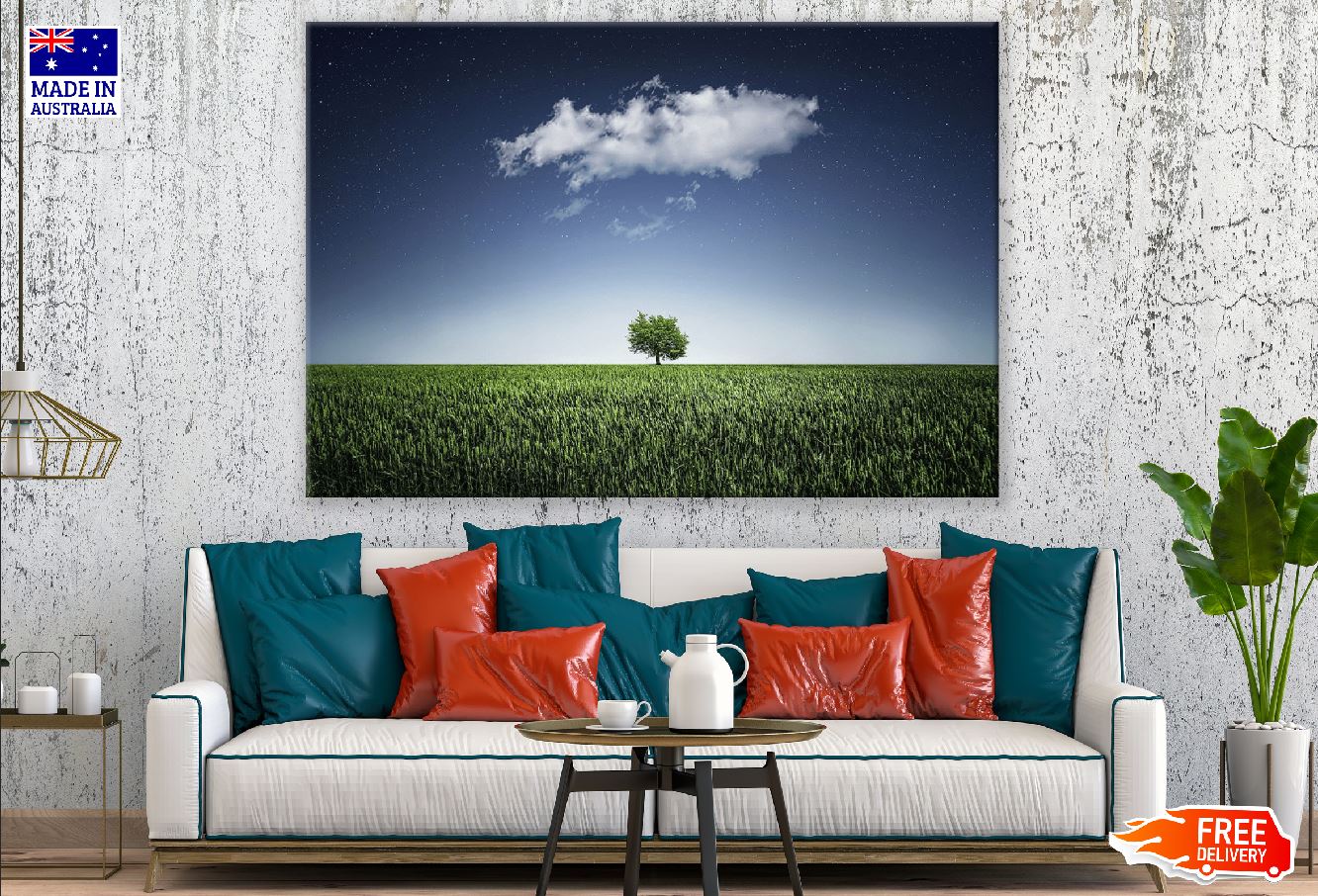 A Tree Covered with Clouds Photograph Print 100% Australian Made