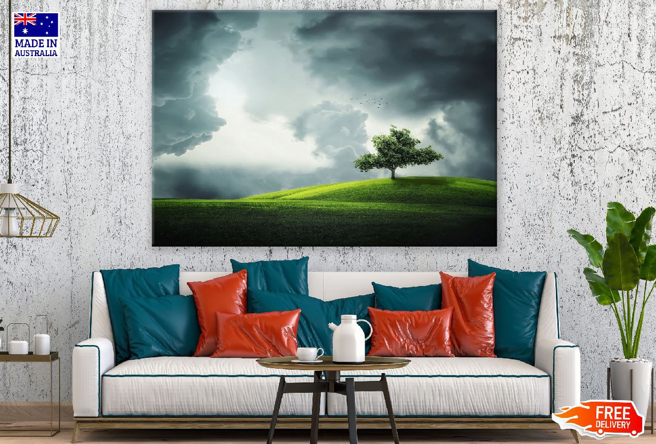 A Tree Covered with Clouds Photograph Print 100% Australian Made