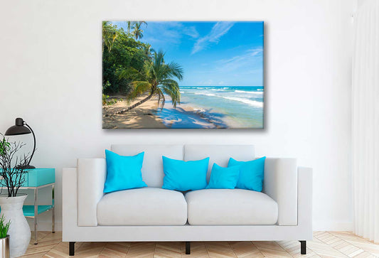 Bella Home Wild Beach Close To Costa Rica Print Canvas Ready to hang