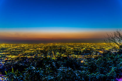 Night Aerial View Osaka City View Photograph Print 100% Australian Made