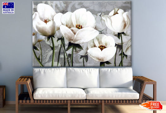 Floral Painting Closeup Print 100% Australian Made