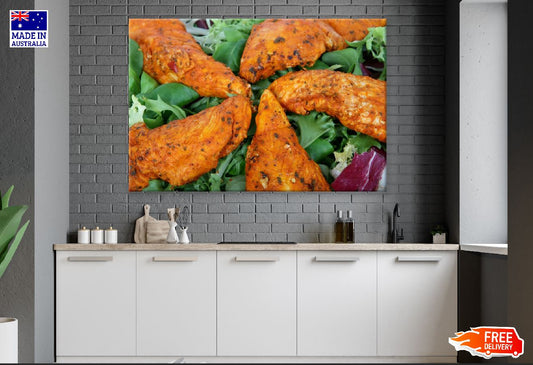 Fried Chicken Salad Photograph Print 100% Australian Made