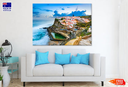 Azenhas do Mar Town View Portugal Print 100% Australian Made