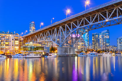 Granville Bridge Yacht Harbor View Photograph Print 100% Australian Made