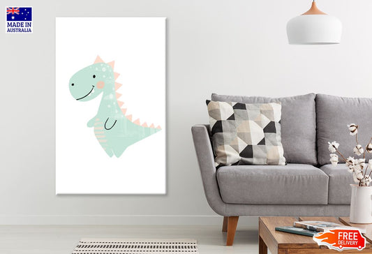 Dinosaur Watercolor Painting Nursery & Kids Print 100% Australian Made