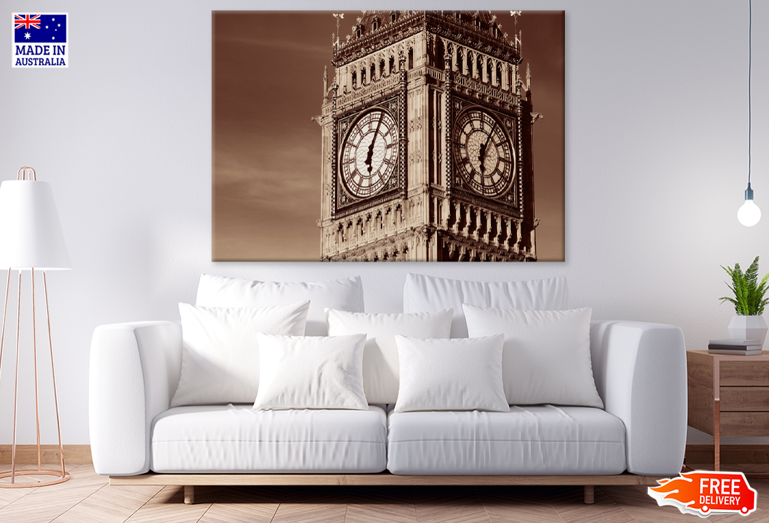 Big Ben Tower Closeup Photograph Print 100% Australian Made