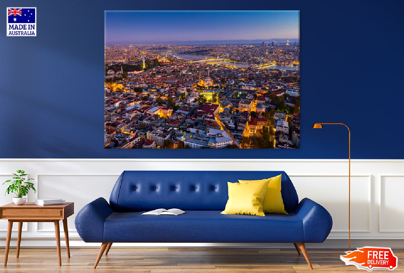 Istanbul City Sunrise View Photograph Turkey Print 100% Australian Made