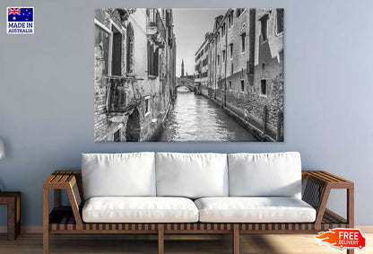 Venice Italy B&W Photograph Print 100% Australian Made