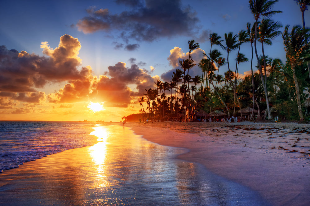 Stunning Beach Scenery at Sunset Photograph Print 100% Australian Made