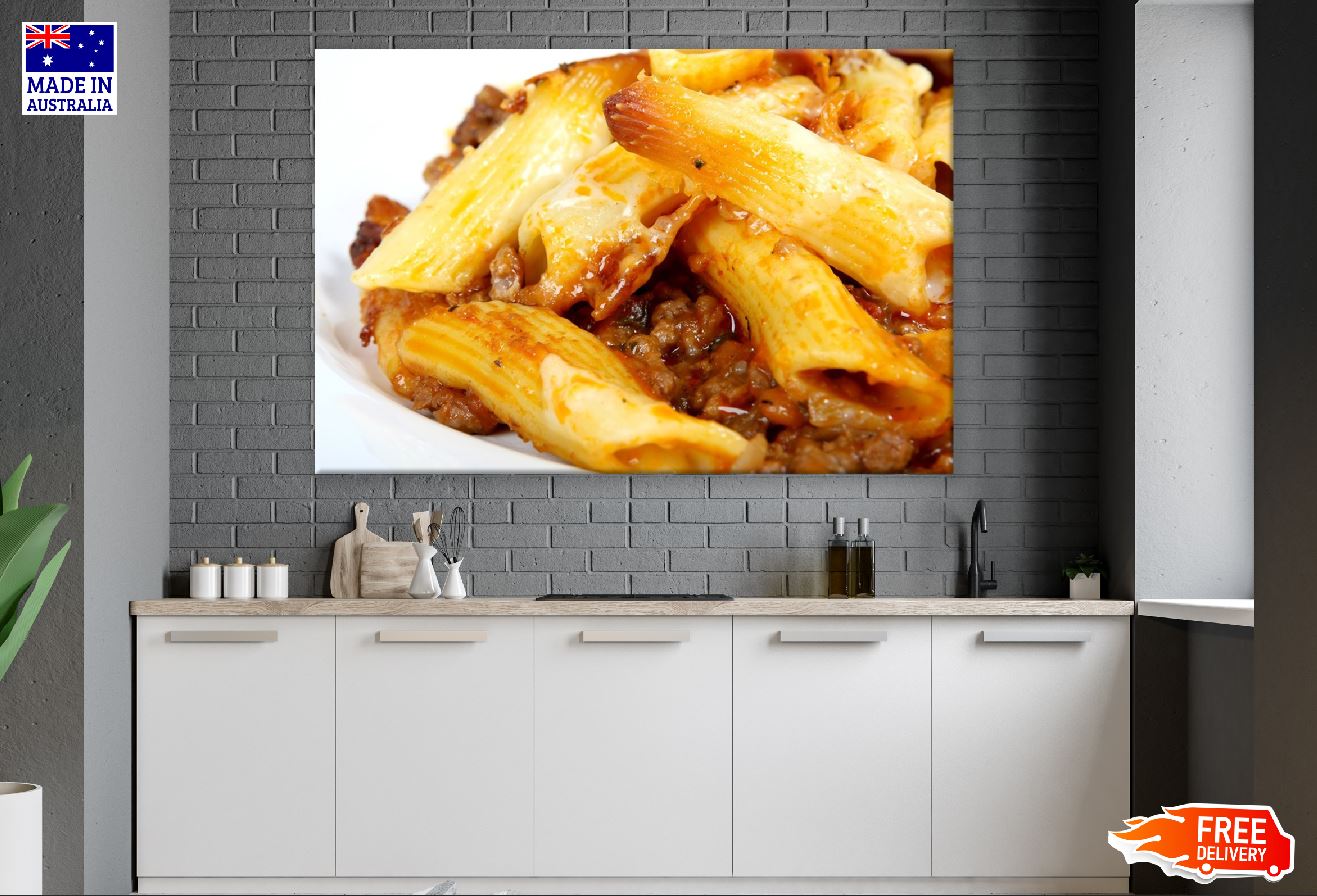 Macaroni Pasta Closeup Photograph Print 100% Australian Made