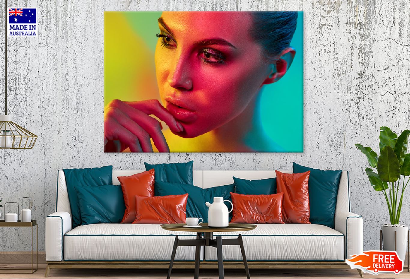 Fashion Girl in Bright Light View Photograph Print 100% Australian Made