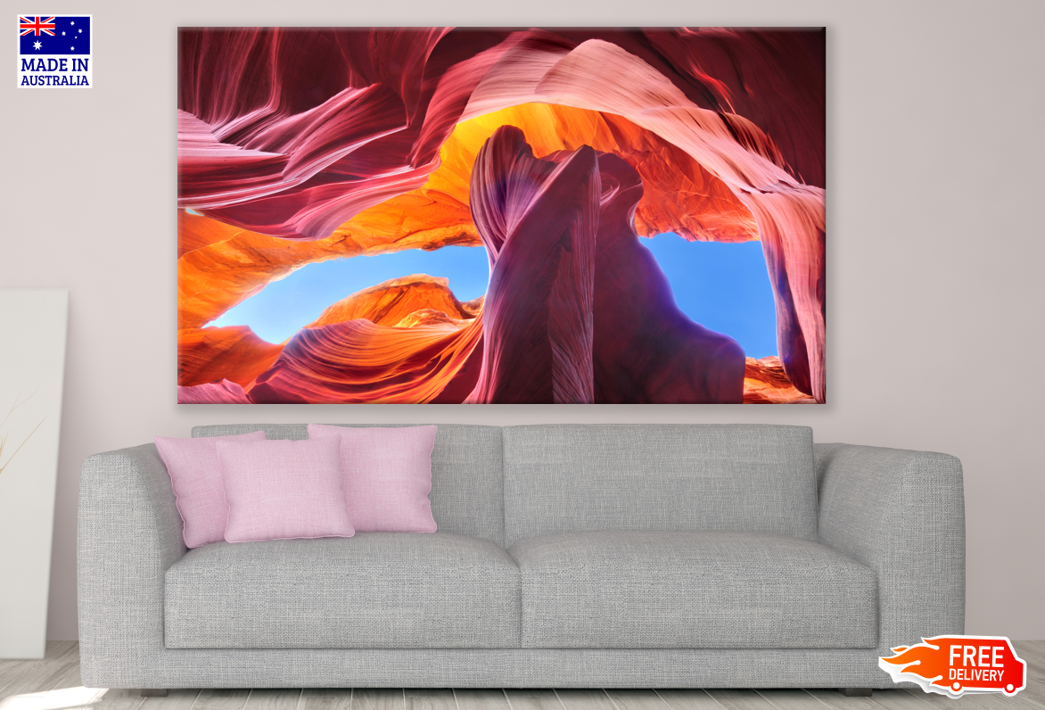 Colourful Canyon Photograph Print 100% Australian Made