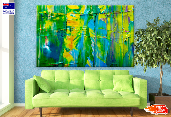 Abstract Colourful Painting Print 100% Australian Made