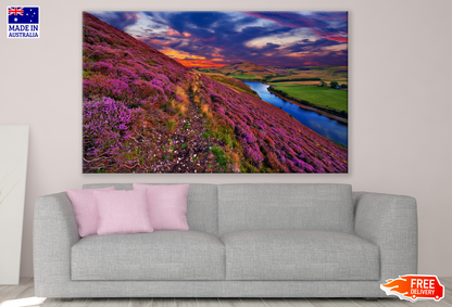 Flower Field Photograph Print 100% Australian Made