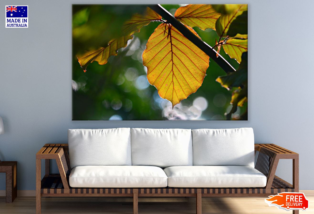 Autumn Leaf Photograph Print 100% Australian Made