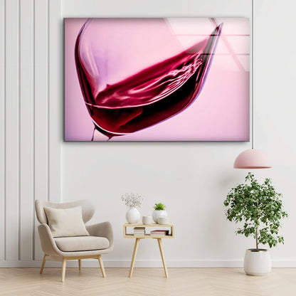 Wine Glass Closeup Photograph Acrylic Glass Print Tempered Glass Wall Art 100% Made in Australia Ready to Hang