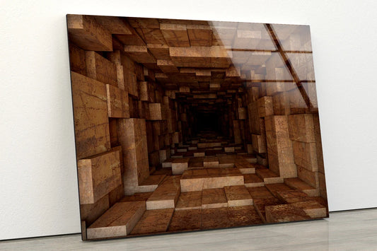 Wall Cave Abstract Pattern Acrylic Glass Print Tempered Glass Wall Art 100% Made in Australia Ready to Hang