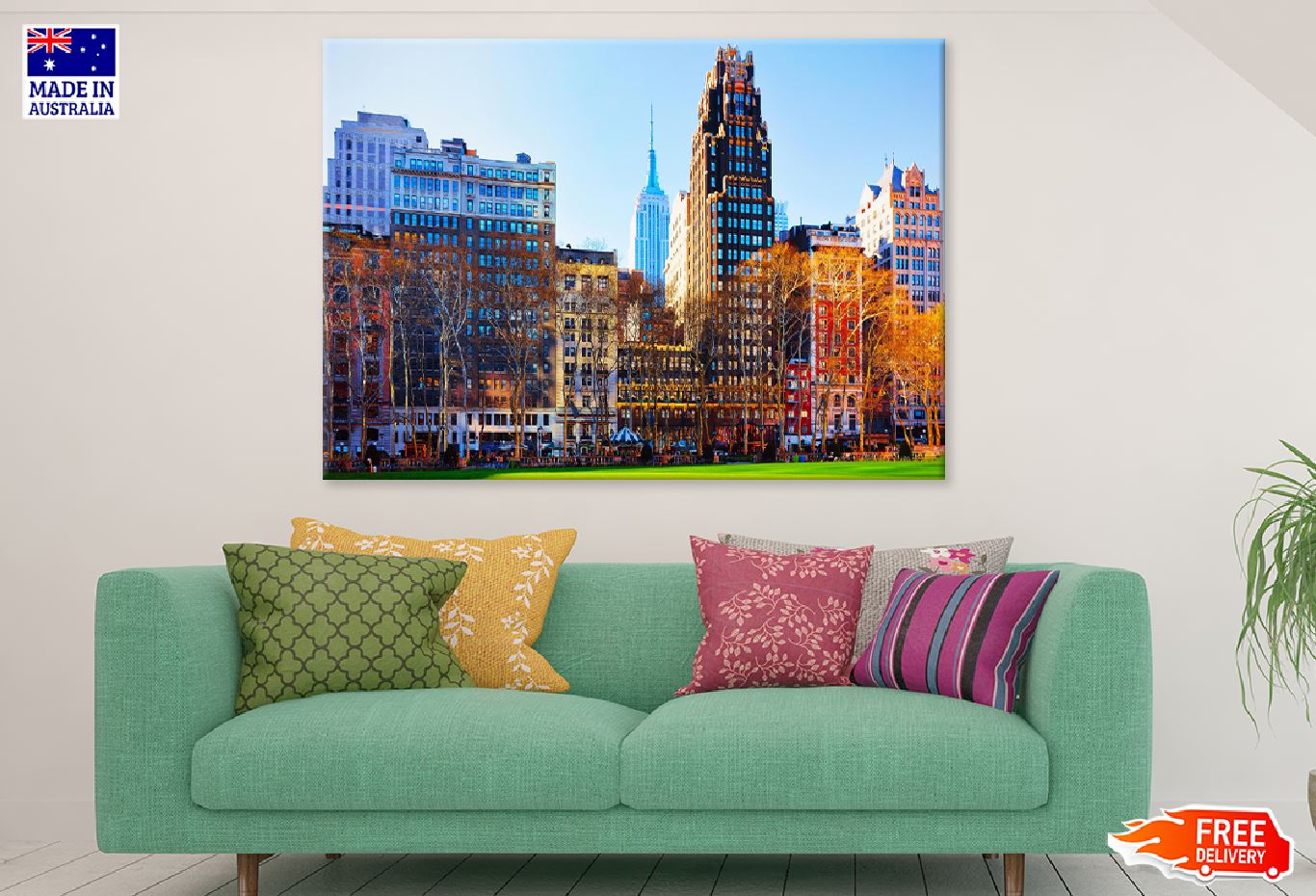 Bryant Park Midtown Manhattan Photograph Print 100% Australian Made