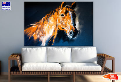 Horse Head Portrait Painting Print 100% Australian Made