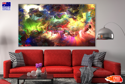 Abstract Multicolour Clouds Design Print 100% Australian Made