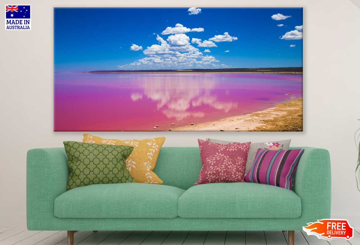 Pink Lake Australia Photograph Print 100% Australian Made