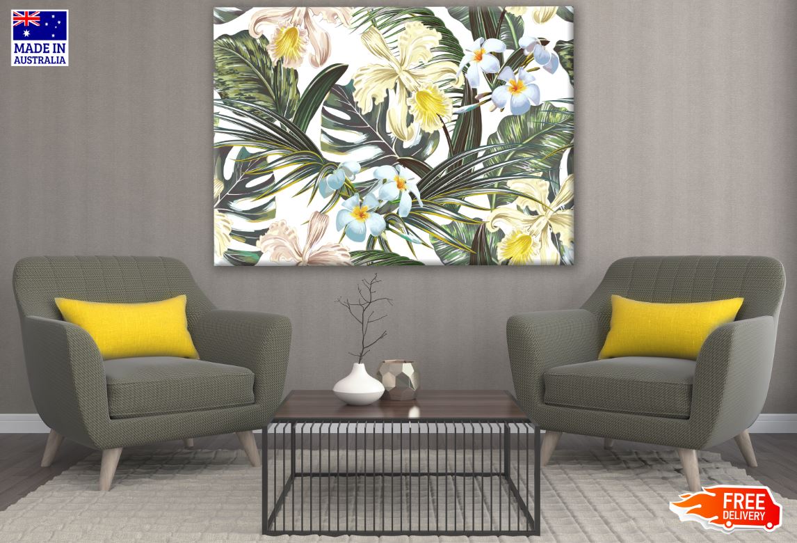 Watercolour Floral Design Print 100% Australian Made