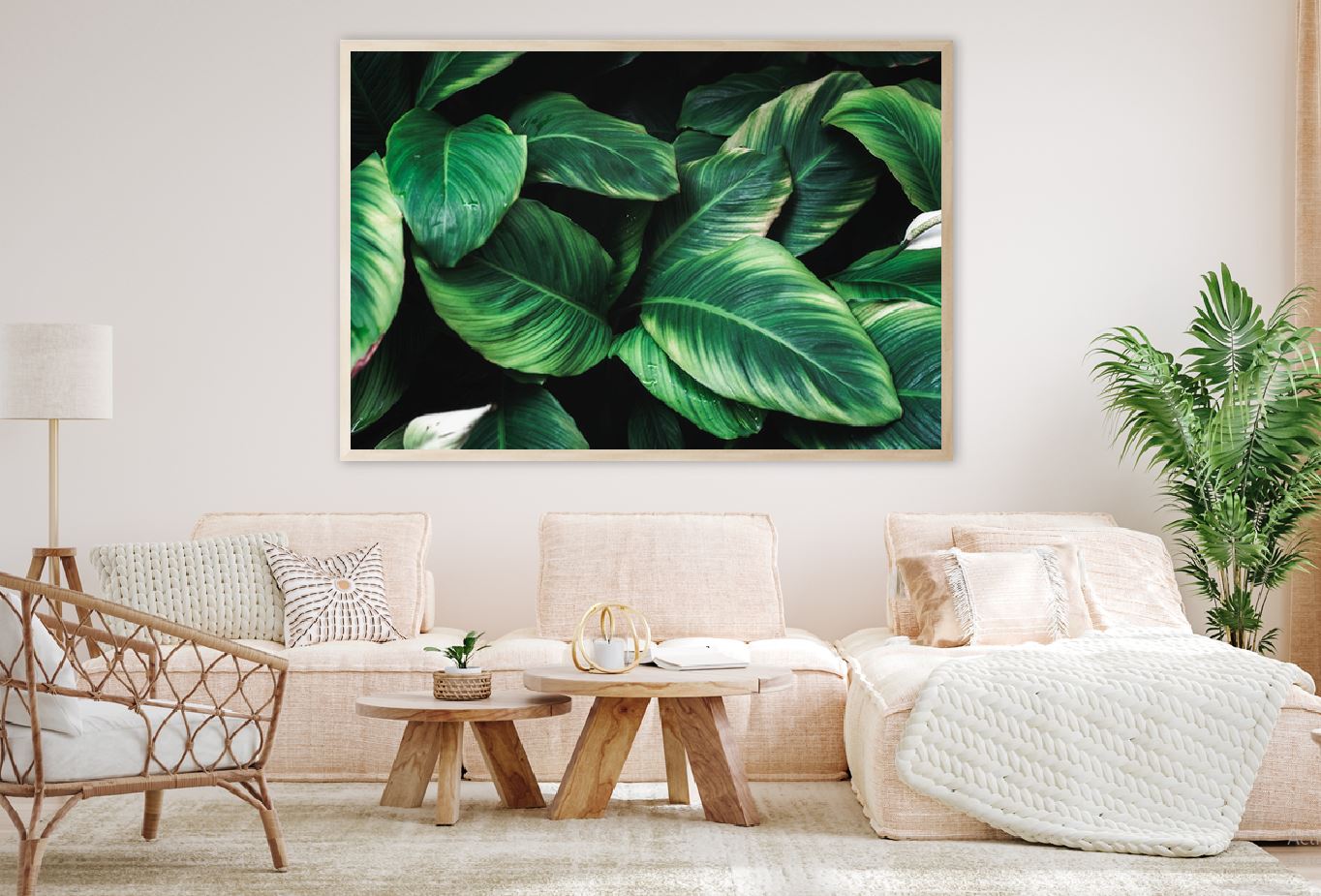 Deep Green Plant Leaves View Photograph Home Decor Premium Quality Poster Print Choose Your Sizes