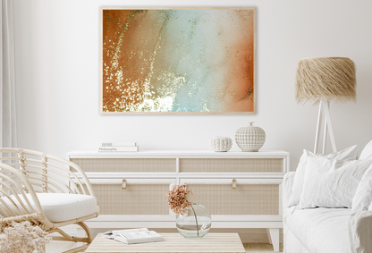 Yellow White & Orange Abstract Art Home Decor Premium Quality Poster Print Choose Your Sizes