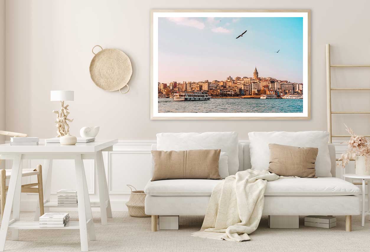 View of Istanbul City & Tower Photograph Home Decor Premium Quality Poster Print Choose Your Sizes