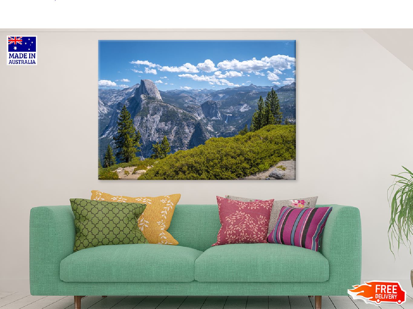 Yosemite Park Sentinel Dome View Photograph Print 100% Australian Made