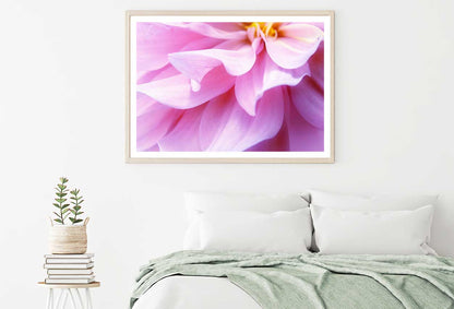 Pink Petals Flower Macro View Photograph Home Decor Premium Quality Poster Print Choose Your Sizes