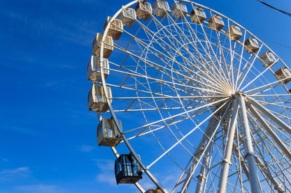 Ferris Wheel Sky View Photograph in Kontraktova Kiev Print 100% Australian Made