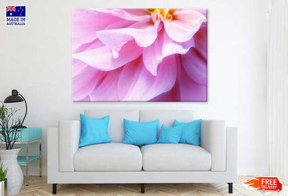 Pink Petals Flower Macro View Photograph Print 100% Australian Made